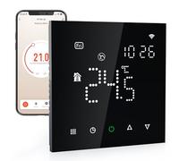 Elektrobock PT741B-EI Thermostat d'ambiance avec WiFi | Thermostat intelligent pour chauffage au sol et chauffage électrique | 6 programmes/jour | Détection géofencing et fenêtre ouverte | 230 V, 16 A