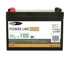 ELEKTRON Batterie Auxiliaire Power Line AGM 100 A