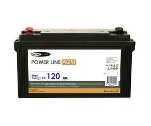ELEKTRON Batterie Auxiliaire Power Line AGM 120 A