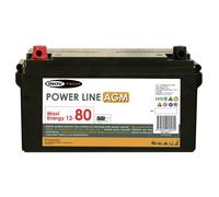 ELEKTRON Batterie Auxiliaire Power Line AGM 80 A