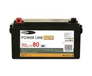 ELEKTRON Batterie Auxiliaire Power Line AGM 80 A