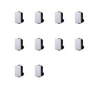 Elektronova Bouton 1P 10A compatible Bticino Matix Couleur Blanc - Paquet de 10 pièces