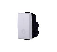 Elektronova Commutateur bipolaire 2P 16A 0-1 compatible Bticino Matix couleur blanche - Pack 1 pièce