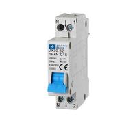 ELEKTRONOVA Interrupteur magnétothermique 1P+N C10 10A 4.5KA - 1 Module DIN - 220V