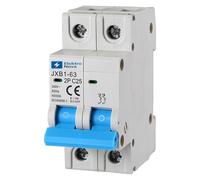ELEKTRONOVA Interrupteur magnétothermique 2P C25 25A 6kA - 2 modules DIN - 220V