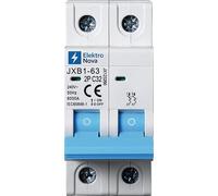 ELEKTRONOVA Interrupteur magnétothermique 2P C32 32A 6kA - 2 modules DIN - 220V