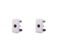 Elektronova Prise TV directe connecteur femelle compatible Bticino Matix couleur blanche - Lot de 2