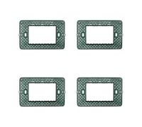 Elektronova, Support 3 places (503) compatible avec Vimar Plana, lot de 4 pièces