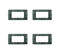 Elektronova, Support 4 places (504) compatible avec Vimar Plana, lot de 4 pièces