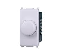 Elektronova Variateur régulateur de bouton 100W-1000W Blanc compatible Vimar Plana 1301