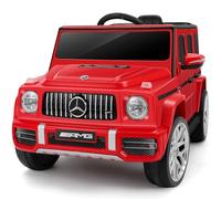 ELEMARA Voiture Électrique Enfant Mercedes Benz AMG G63, Voiture Electrique Enfants telecommande, Batterie Rechargeable,Lumière Clignotante/LED, Bluetooth, Musique,indicateur de Batterie Faible,Rouge