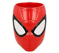 Stor, 33487, tasse de Spiderman 3D, 290 ml. produit en plastique, bpa libre