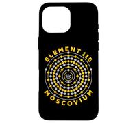 Element 115 Atomic Number Ununpentium Anti Gravity Moscovium Coque pour iPhone 16 Pro Max