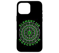Element 115 Ununpentium Atomic Number Anti Gravity Moscovium Coque pour iPhone 16 Pro Max