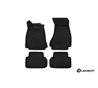 Tapis de Sol TPE ELEMENT 3D pour Audi A4 B9 (2016-) | Berline/Avant/Allroad | 4 pièces | Tapis de Sol de Voiture 100% sur Mesure, Tapis de Voiture en Caoutchouc