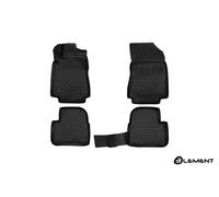 Tapis de Sol 3D en Caoutchouc antidérapant pour Citroen C3 (CIII) 16-20 Hatchback