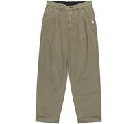 Element - Pantalon chino - Big Pleated Chino Kalamata pour Homme en Coton - Taille 28 US - Kaki Kaki 28 US