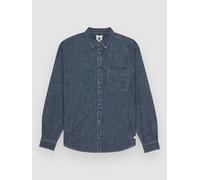 Element Button Down Chambray Regular Fit Long Sleeve Shirt Bleu XL Homme