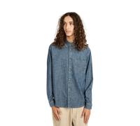 Element Button Down Chambray Regular Fit Long Sleeve Shirt Bleu XL Homme