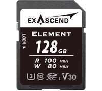Element Carte Mémoire Sdxc Uhs-I V30 128 Go 4K Uhd Jusqu'À 170 Mo/S, Uhs-I, Classe 10, U3, V30 (Uhs-I V30 100 Mo/S, 128 Go)