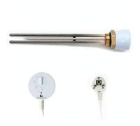 Élément Chauffant 3 kW 5/4" pour Réservoir en Acier Inoxydable, Thermostat | Novanetus GEBN 3000W 5/4" 230V INCOLOY 825, Cartouche Chauffante pour Chaudières Émaillées et Ballons d'Eau Chaude Sanitaire
