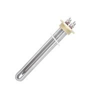 Élément chauffant 36V DC 1200W avec bride en cuivre 1 1/4 "DN32, élément chauffant for chauffe-eau solaire avec Tube de Thermostat de 8mm, 1 pièce(Heater Only)