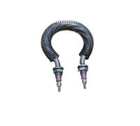 Élément chauffant à ailettes 220V 500W M14 en acier inoxydable, élément chauffant à Air chaud de forme ronde, élément chauffant à ailettes