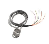 Élément Chauffant À Bobine En Acier Inoxydable ID55 For Buse, 220 V, 25/30/35/40/45 Mm, For Canaux Chauds, 400 W À 950 W, Avec Thermocouple K.(3x3mm,220v,55x40mm 750W)