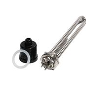 Élément Chauffant À Eau 1 1/2" BSP DN40 For Brasserie Et Distillerie, Avec Vis De Terre Et Sonde, 12 KW(380V,3KW 190mm)