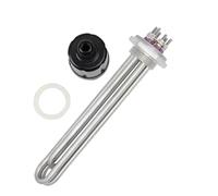 Élément chauffant à eau DN32, thermoplongeur tubulaire électrique for chaudière à réservoir, 1 pièce(Heater only)