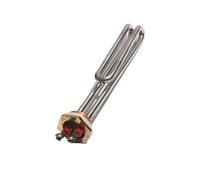 élément chauffant à immersion Élément chauffant for chauffe-eau avec ou sans trou de sonde, filetage BSP DN25/1 pouce 32 mm, 220 V, tube en acier inoxydable 304(1KW with probe hole)