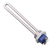 Élément chauffant à immersion for chauffe-eau 220 V avec filetage de 1 pouce, élément chauffant tubulaire électrique SUS304 500 W/750 W/1000 W/1500 W(Gold,500w)