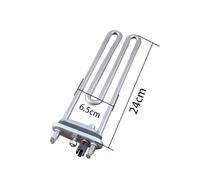 Élément Chauffant Avec Capteur XQG52-1020 1028 XQG55-1250S, Tube Chauffant Double En U De Remplacement For Lave-linge(24cm*6.5cm)