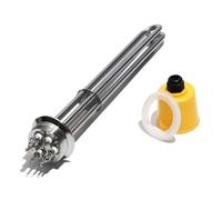 Élément Chauffant Compatible Avec LJXH, Élément Chauffant For Pince 2 Pouces, For Distillateurs D'eau Ou Équipements De Brassage Domestique(3 pcs,380V_6KW 250L 304SS)