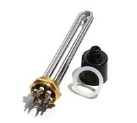 Élément Chauffant, Compatible Avec LUJINXUN, Chauffe-eau Électrique DN32 DN40 DN50, Élément Chauffant À Immersion SUS304 380 V, Surpresseur Tubulaire(DN40 47mm 1.5inch,380V_6KW 240MML)