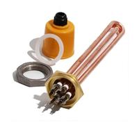 Élément Chauffant DN32 (41 Mm) 110 V/220 V/380 V Avec Filetage En Cuivre For Chauffe-eau Thermostatique 3 KW/4,5 KW/6 KW/9 KW/12 KW(Set-1,220v,3KW 195L DN32)