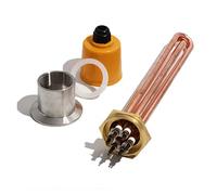 Élément Chauffant DN32 (41 Mm) 110 V/220 V/380 V Avec Filetage En Cuivre For Chauffe-eau Thermostatique 3 KW/4,5 KW/6 KW/9 KW/12 KW(Set-3,110v,9KW 285L DN32)