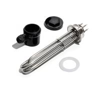 Élément Chauffant Électrique À Immersion 2" Tri-clamp (OD63) En Acier Inoxydable SUS304 Avec Couvercle En Bakélite, 220 V/380 V, 3/4,5/6/9/12 KW(Set-1,380V,4.5KW 210L)