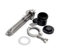 Élément Chauffant Électrique À Immersion 2" Tri-clamp (OD63) En Acier Inoxydable SUS304 Avec Couvercle En Bakélite, 220 V/380 V, 3/4,5/6/9/12 KW(Set,220v,9KW 290L)