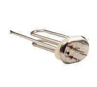 élément chauffant électrique de chaudière 220 V 1500 W avec capuchon 90 x 65 mm et orifice de contrôle de température, en acier inoxydable.