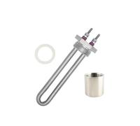 Élément chauffant électrique DN25/32mm, chauffe-eau à Immersion simple U 220V for chaudière/distributeur d'eau(Heater Thread,220v 300w)