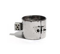 Élément chauffant en mica, bande chauffante en acier inoxydable, diamètre 80 mm, hauteur 50 à 70 mm, 110 V/220 V/380 V, 370 W/400 W/450 W/530 W(110V,530W 80x70mm DxH)