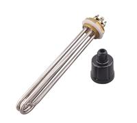 Élément Chauffant Fileté De 1,5 Pouce For Chauffe-eau 3 KW/4,5 KW/6 KW/9 KW/12 KW DN40, Thermoplongeur Tubulaire Électrique 220 V/380 V(Set,3kw)