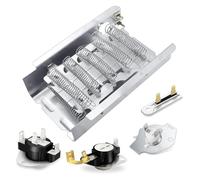 Élément chauffant for sèche-linge 279838, compatible avec Whirlpool, compatible avec le fusible thermique Kenmore 3392519 3977393 et le thermostat de sèche-linge 3387134 3977767 AP309425
