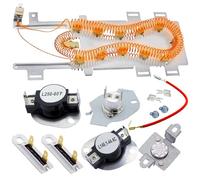 Élément chauffant pour sèche-linge 8544771, fusible thermique 279973 3392519 et thermostat 279816 de Blue Stars - Ajustement parfait pour Whirlpool Kenmore Maytag et plus
