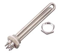 Élément chauffant tubulaire 36 V, filetage BSPT 1" DN25, chauffe-eau solaire électrique SUS304 1200 W/1500 W/1800 W/2000 W/2700 W(With accessories,36V_1200W)