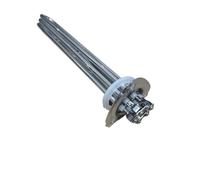 Élément chauffant tubulaire en acier inoxydable à bride triangulaire de 63 mm, 220 V/380 V, for lave-vaisselle(220V,12KW 350mm)