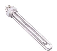 Élément chauffant tubulaire solaire 48 V DN25 1 pouce BSPT, immersion dans l'eau, 1500 W/1800 W/2400 W/2700 W/3000 W/USU304(Only heater,48V_1800W)