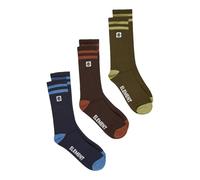 Element Chaussettes 2TONE ICON SOCKS 3PK Homme Noir One size