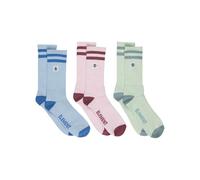 Element Chaussettes 2TONE ICON SOCKS 3PK Homme Rose